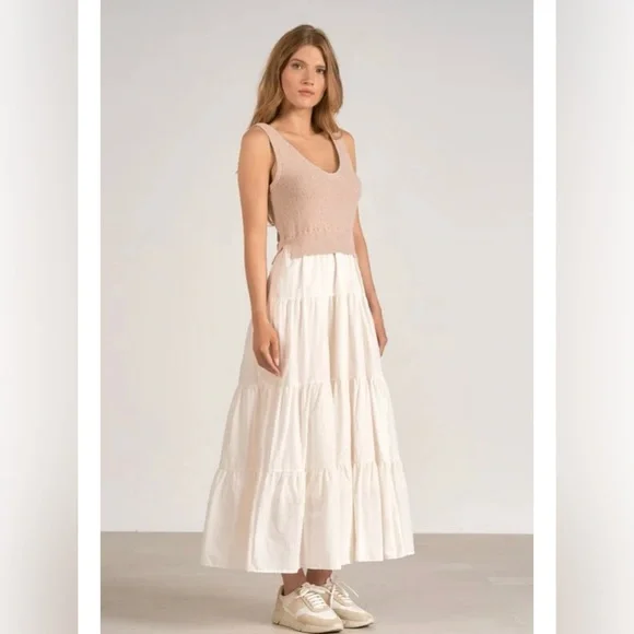 NWT The cotton maxi tank dress size medium - Picture 2 of 9